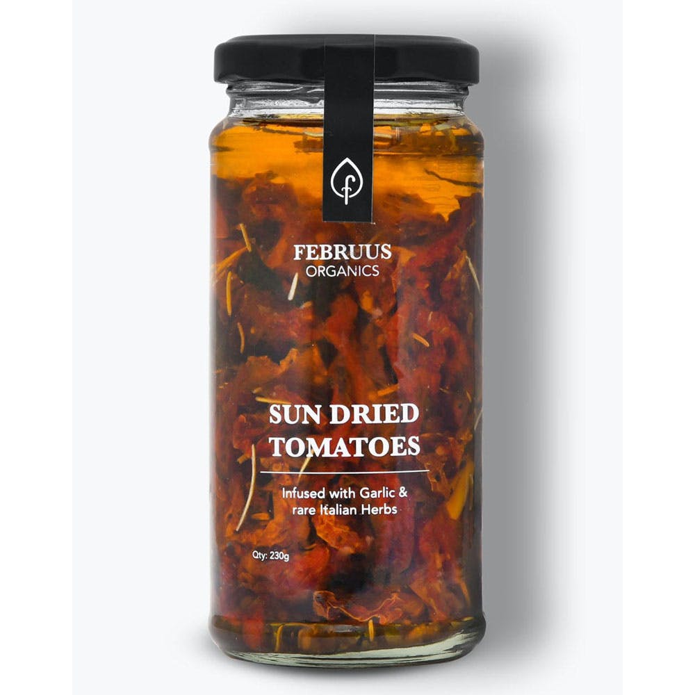 Sun-Dried Tomatoes With Infused Garlic & Italian Herbs (230g)