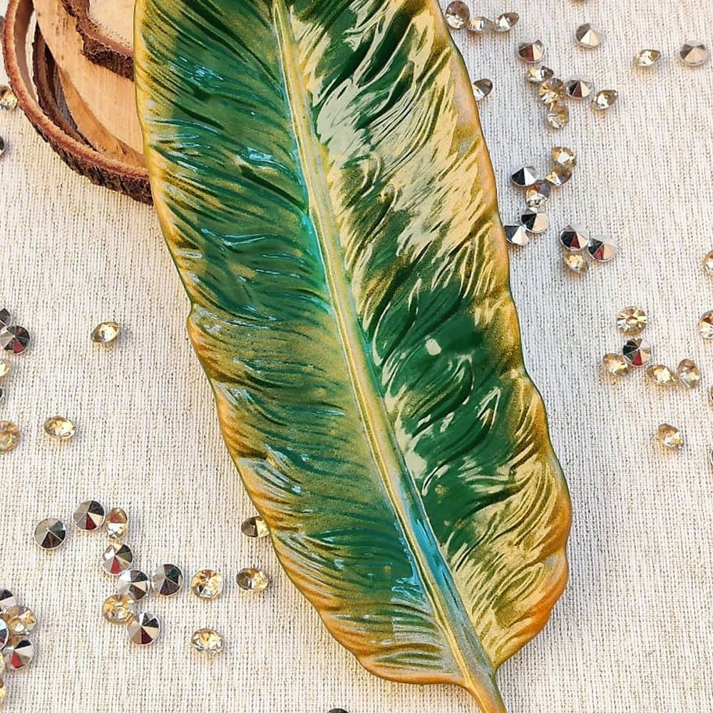 Handcrafted Feather Tray