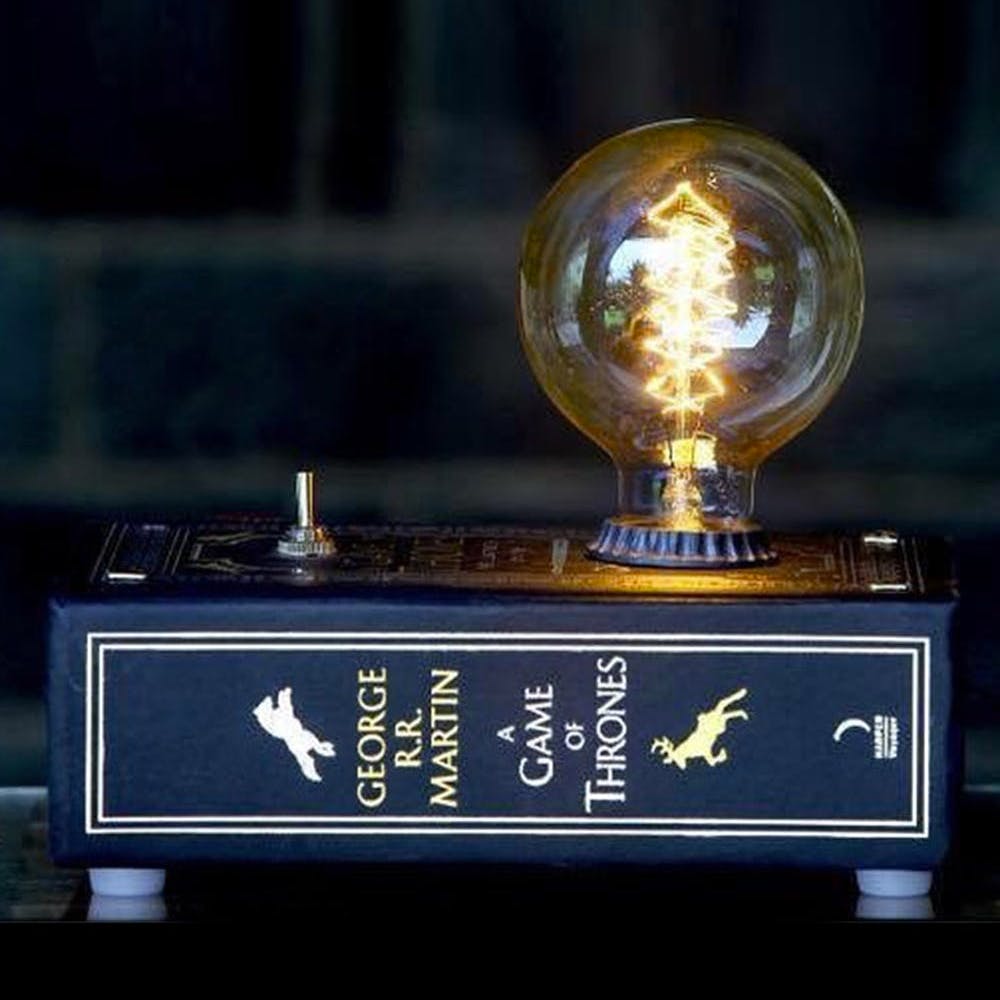 Game of Thrones Book Lamp