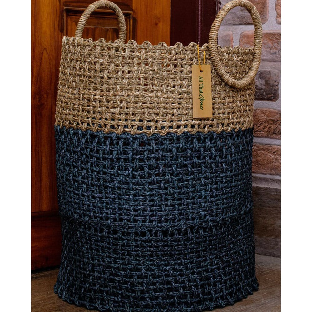 Sabai Indigo Laundry Basket