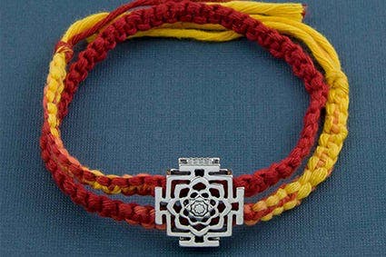 Pure Silver Auspicious Rakhis for Brothers