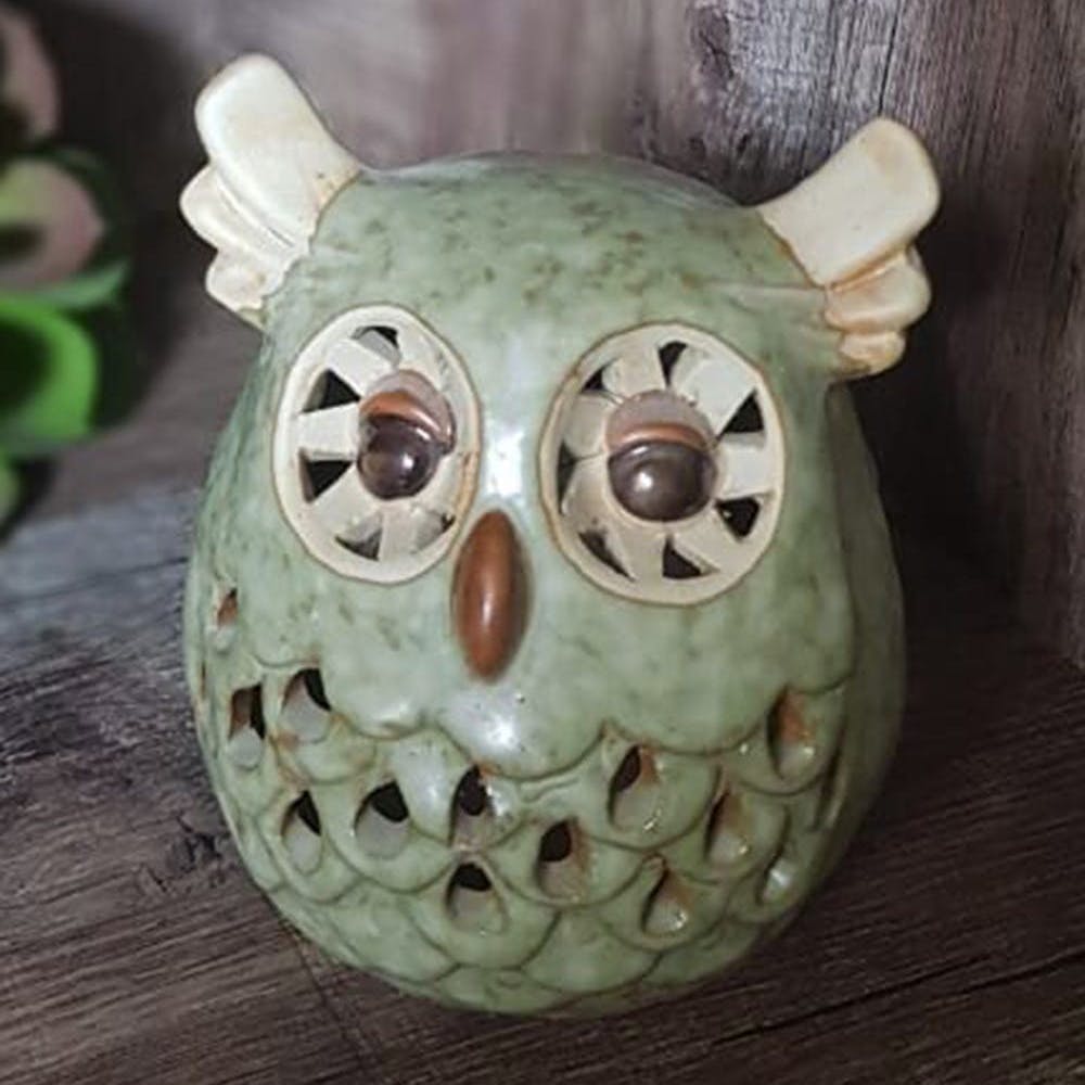 Owl Tea-Light Holder