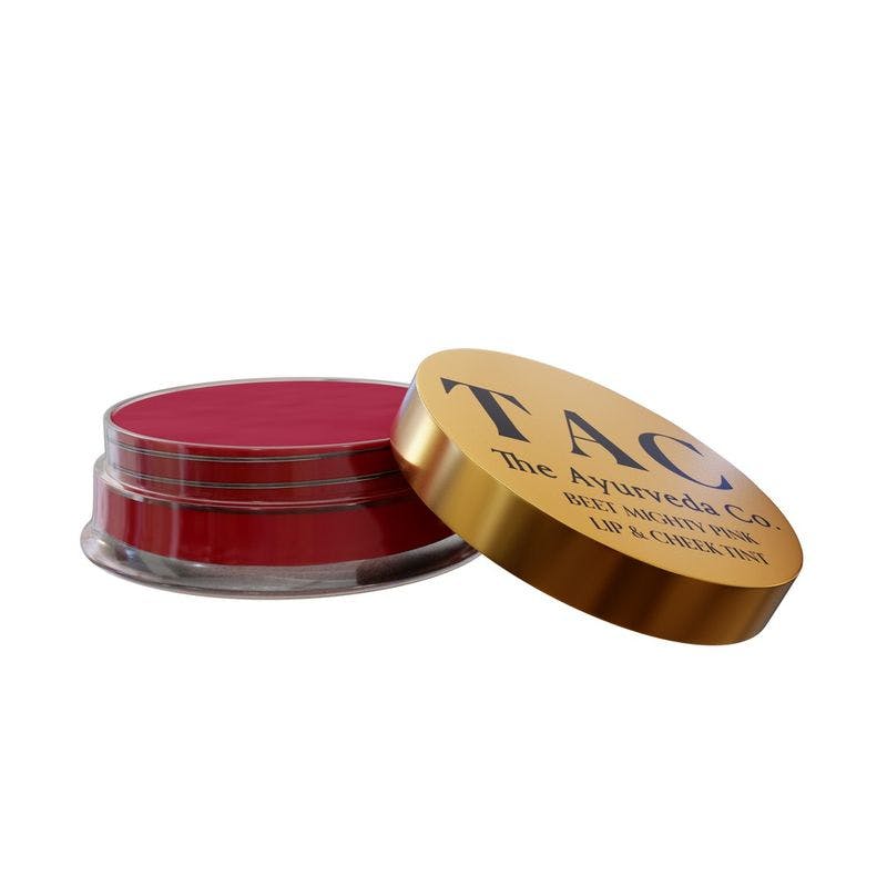TAC - The Ayurveda Co. Beet Mighty Pink Lip & Cheek Tint with Shea Butter & Vitamin E