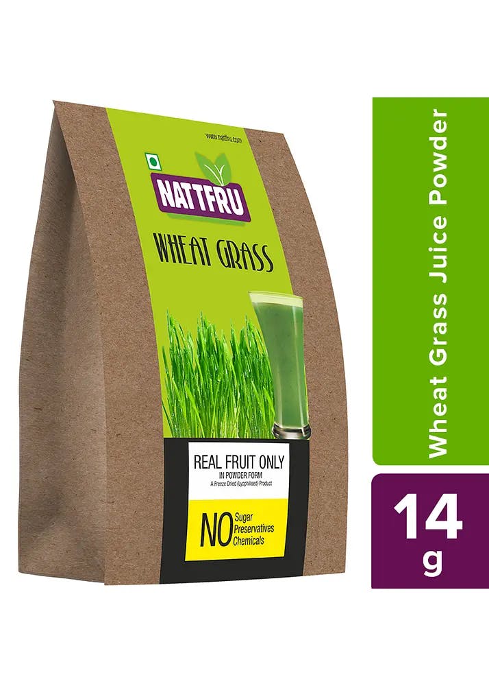 Wheat grass Juice Powder - Real Fruit Only - 14gm