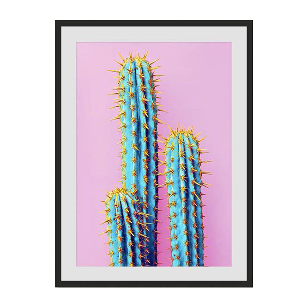 Wall Art Sparkling Cactus Art