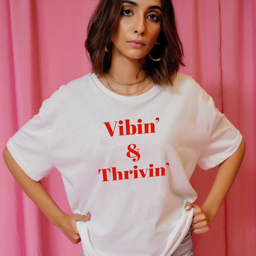 Vibin & Thrivin Graphic T-Shirt