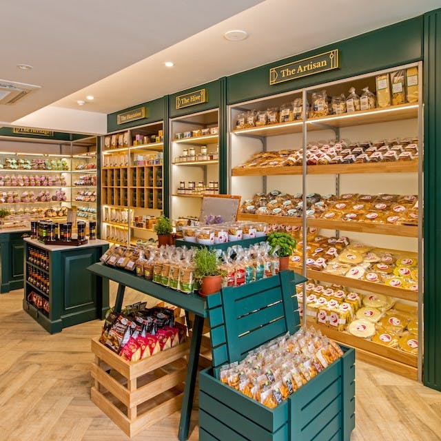 Shelf,Shelving,Natural foods,Interior design,Publication,Convenience store,Customer,Whole food,Retail,Convenience food
