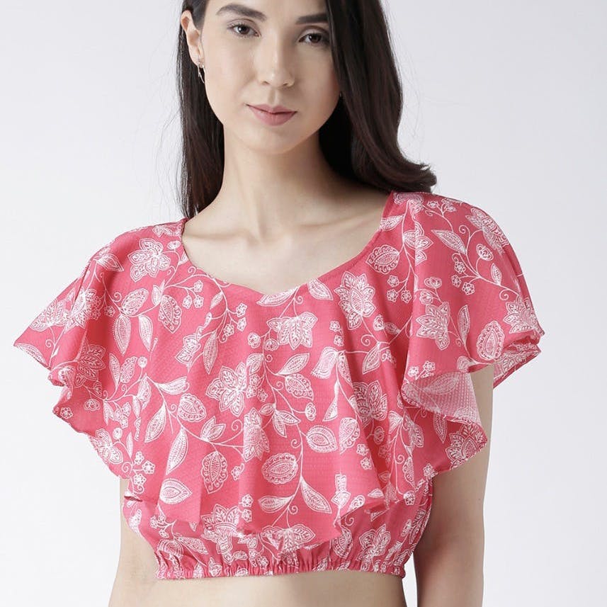 Pink Tops, Pink Blouses & Crop Tops