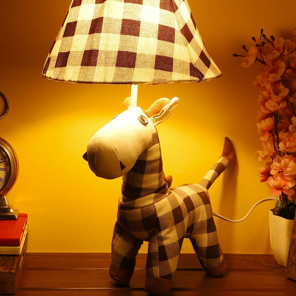 White Donkey Table Lamp