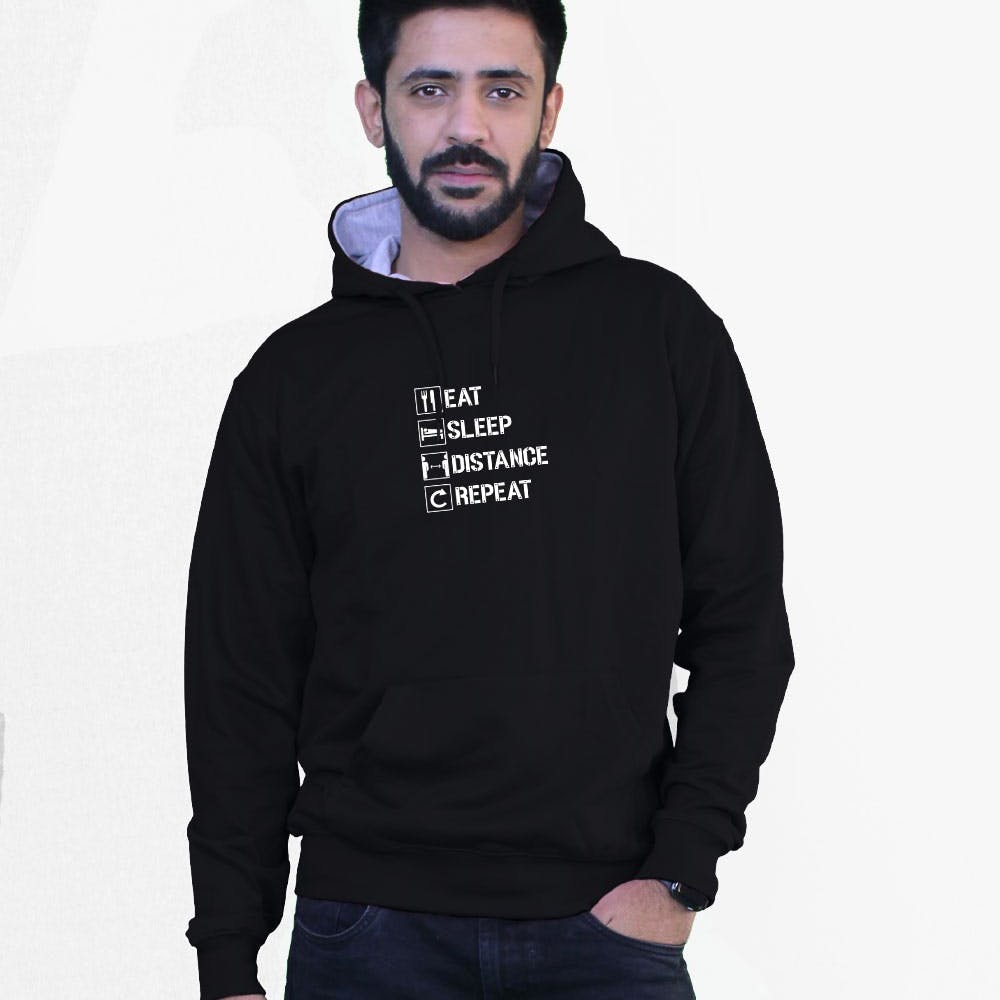 Get Meh. Graphic Black Hoodie at ₹ 899 | LBB Shop