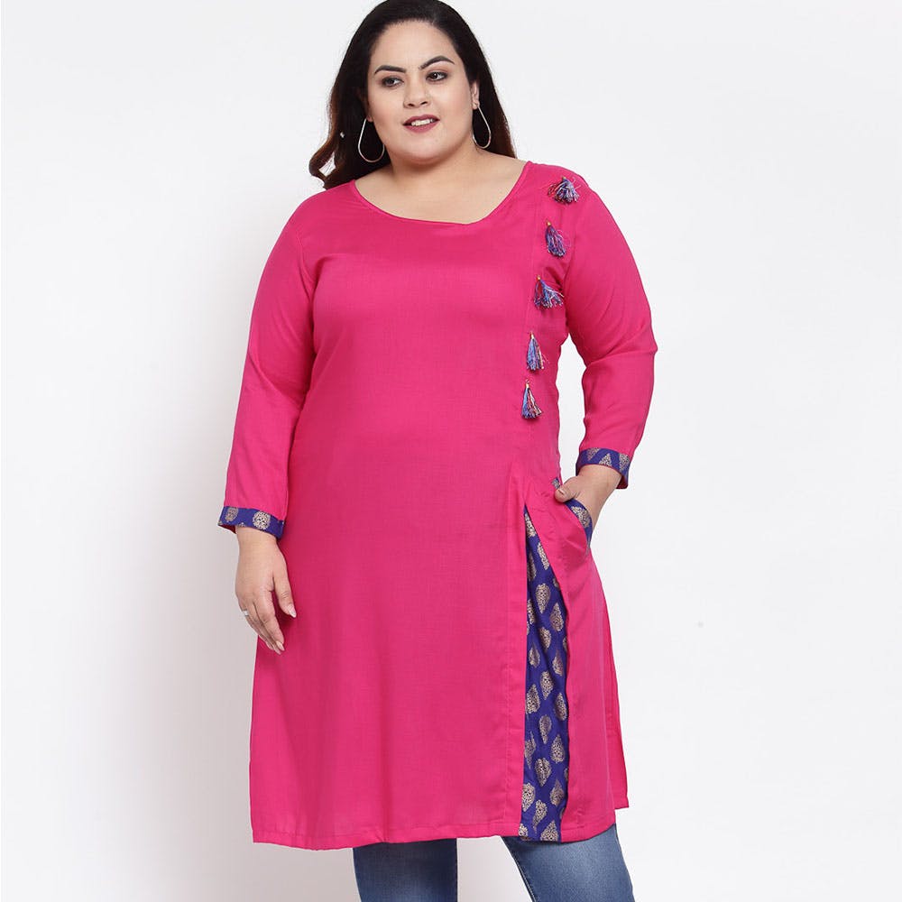 Buy Trendy Plus Size Suits, Kurtas By Fazzn Online