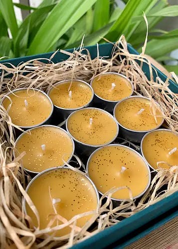 Beeswax Tealights
