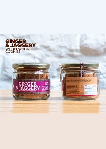 Ginger & Jaggery Wholewheat Munchies - 150gm