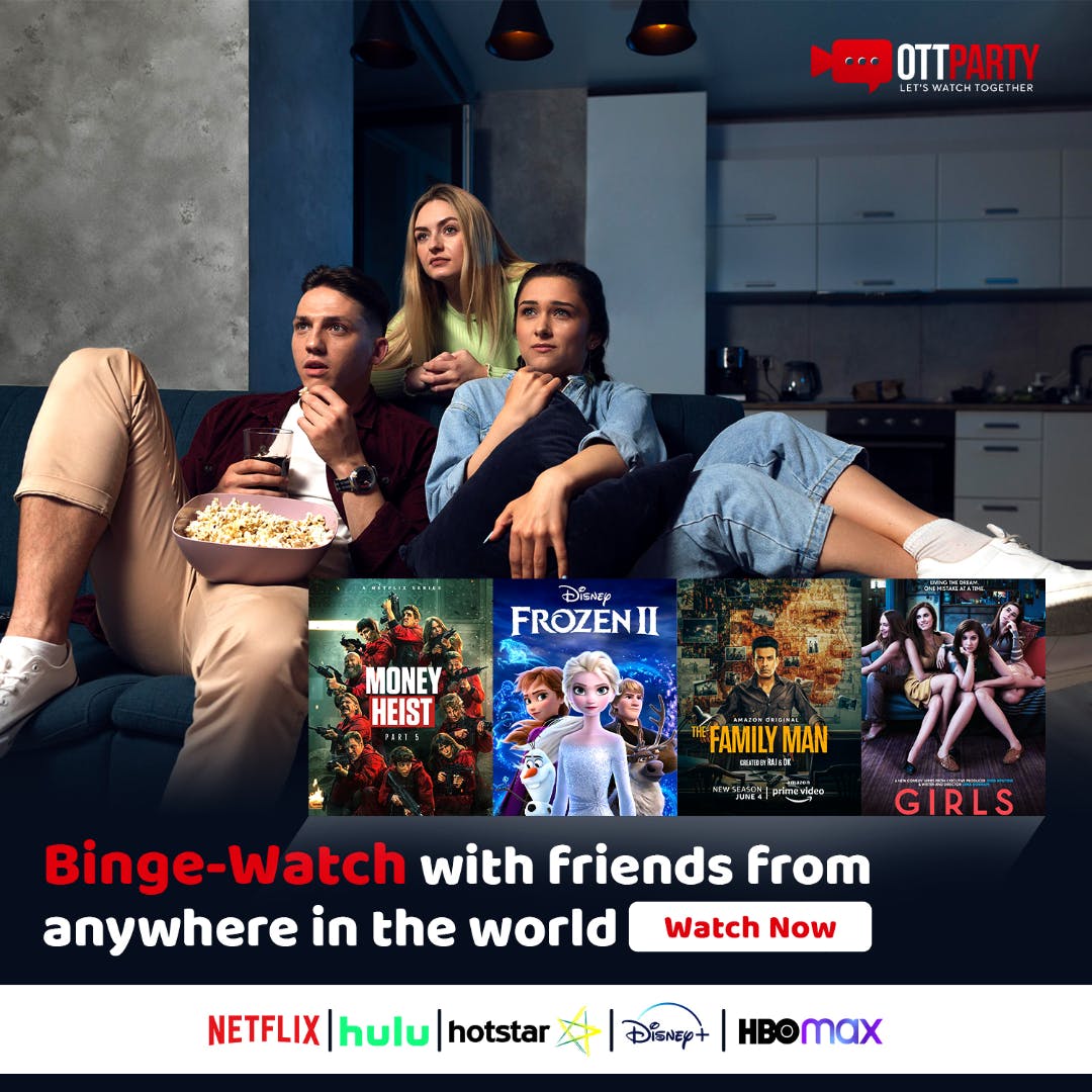 Now, Sync & Stream TV shows, movies with your friends worldwide. ❤️