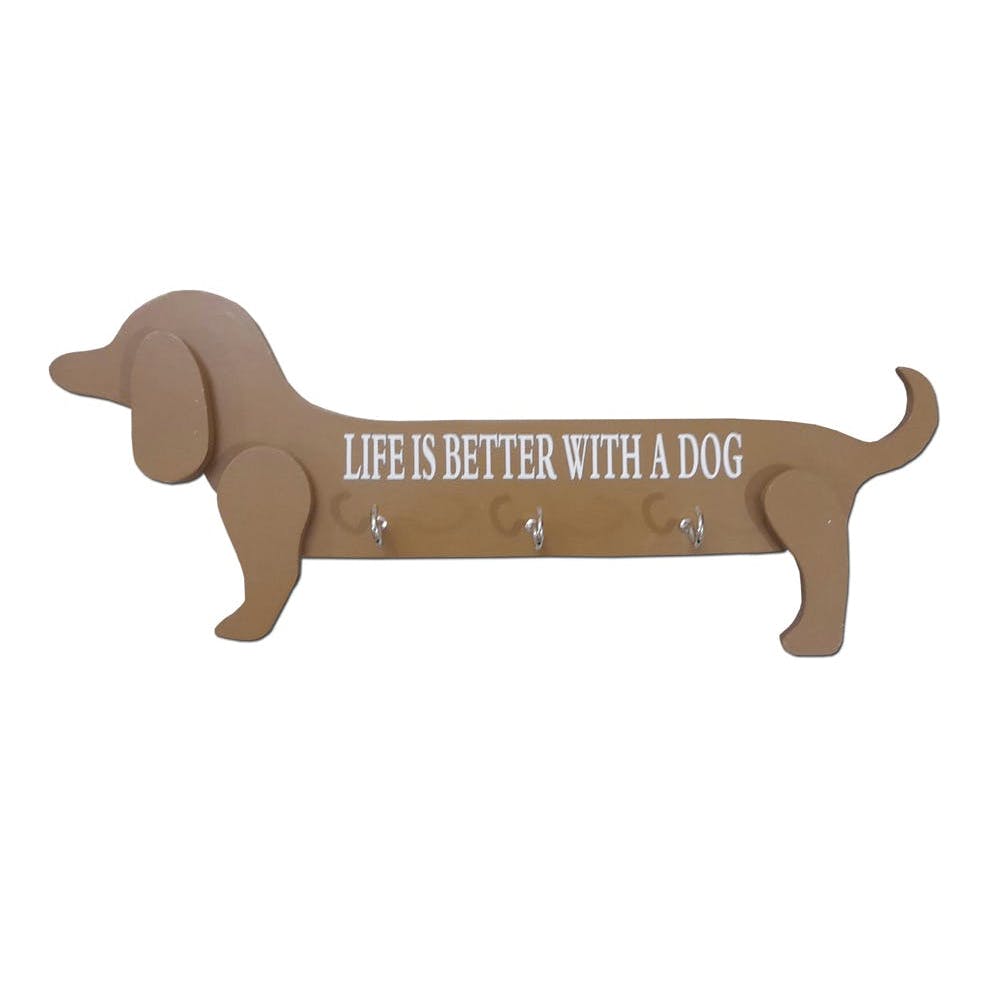 "Life is Better with a Dog" Key Holder