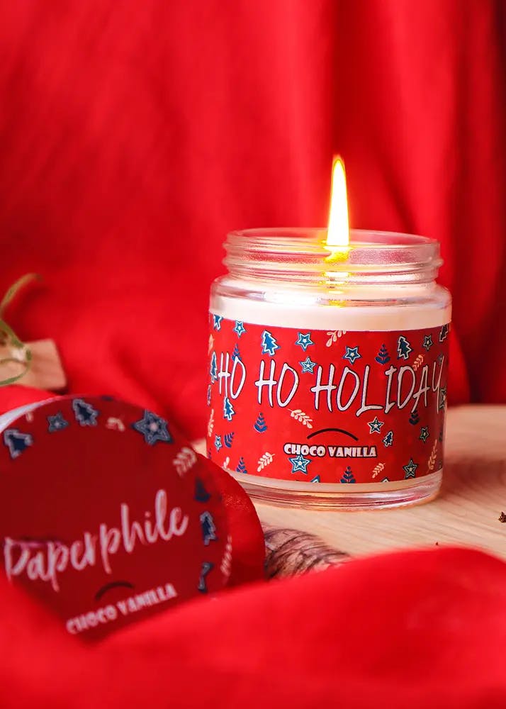 Scented Soy Candle - Choco Vanilla Ho Ho Holiday