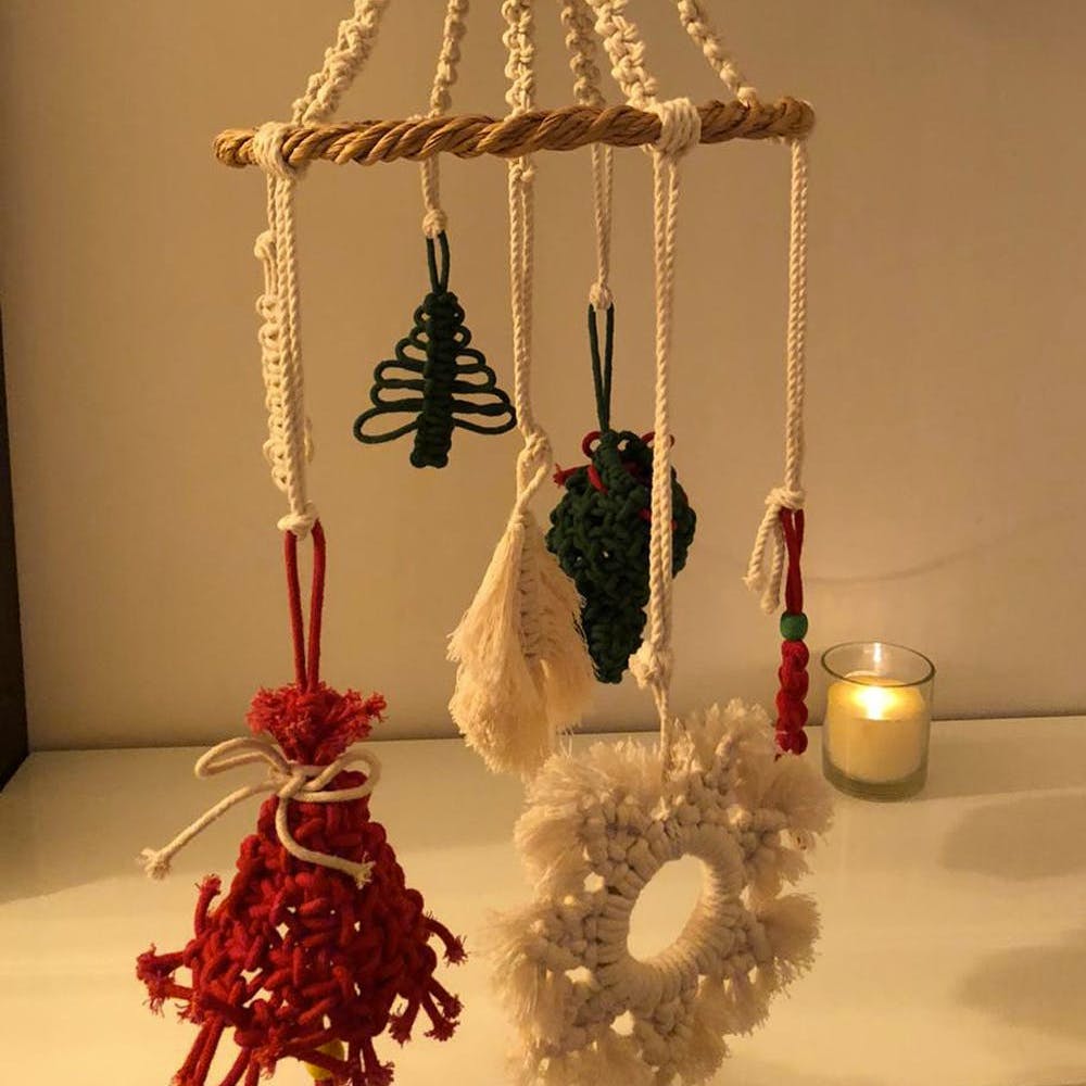 Christmas Ornaments Hanging Mobile