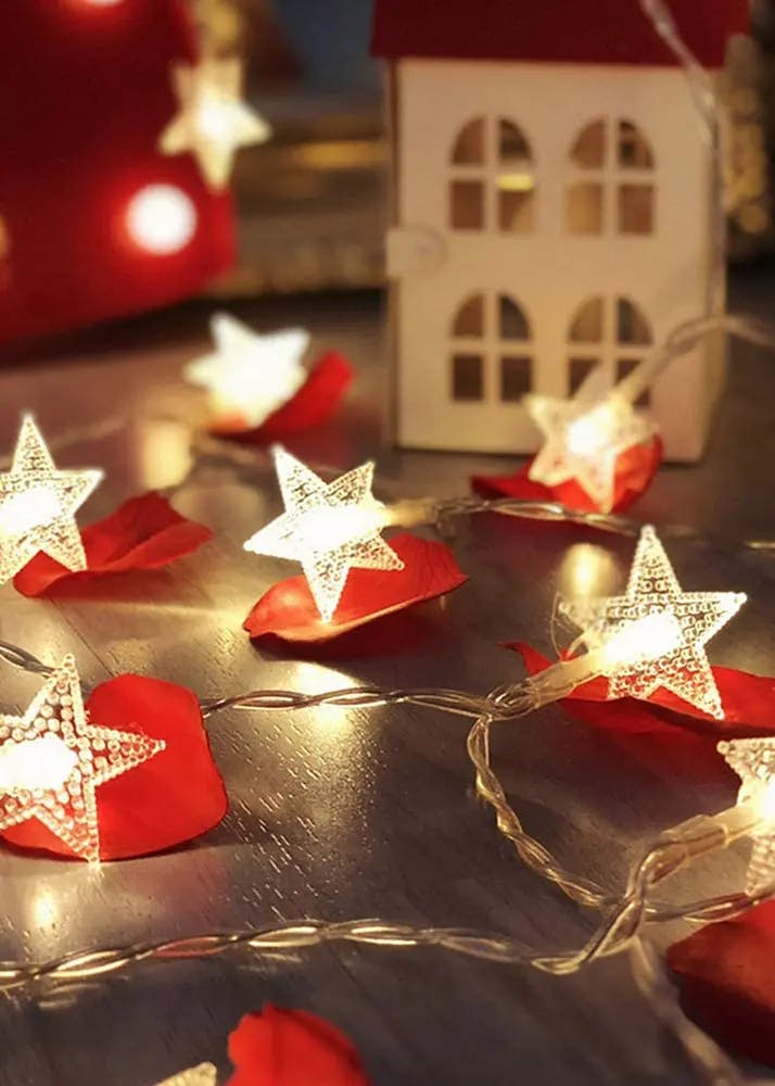 Star String Light (Warm White,4 Meters)(Pack of 2)