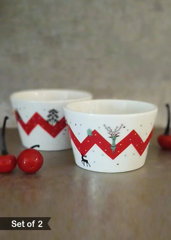 Redstrip - Dessert Bowl (Set of 2)