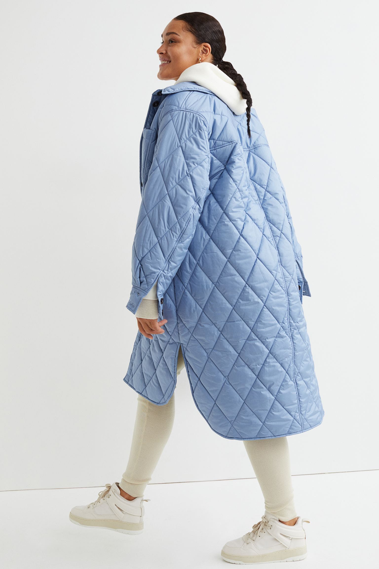 Quilted shacket