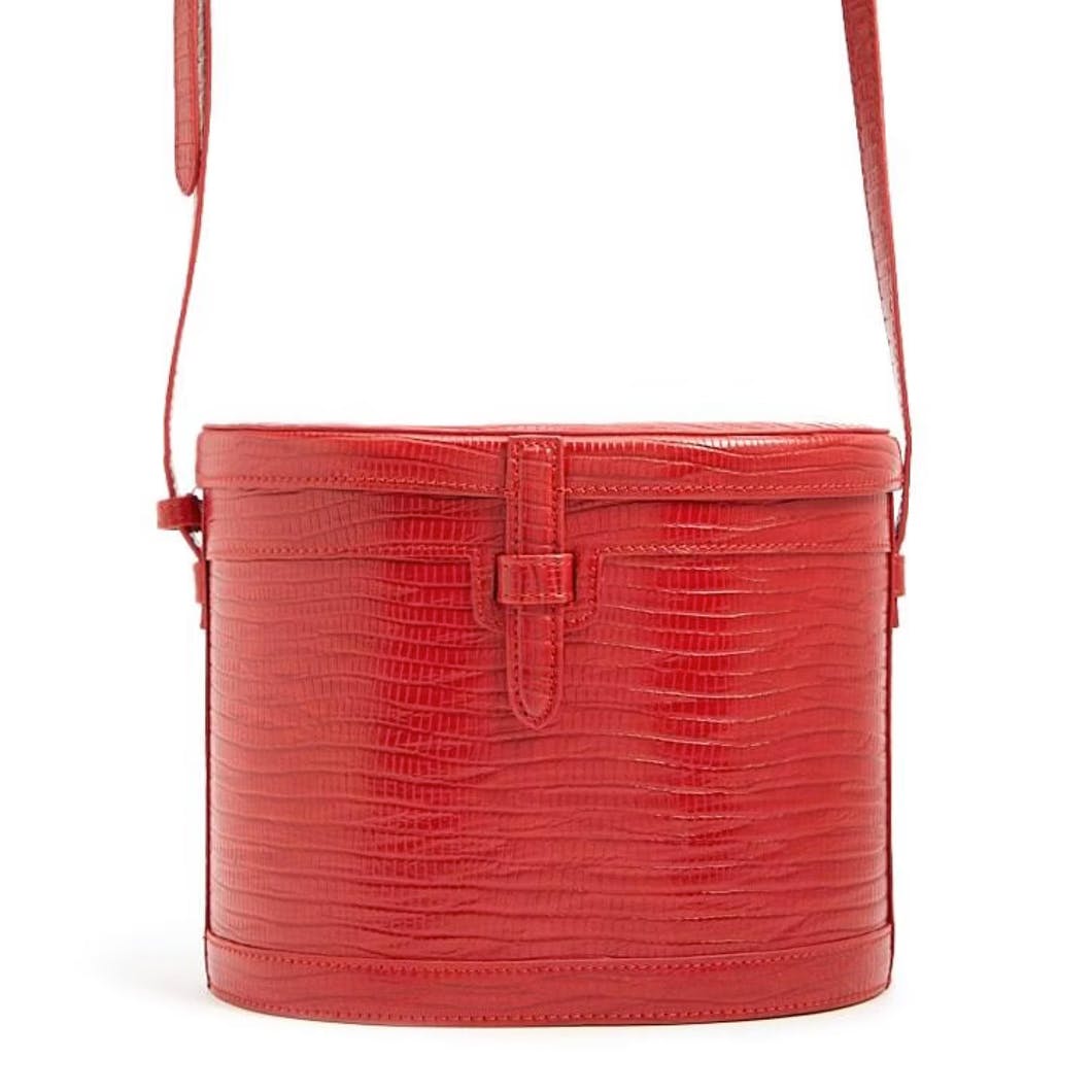 Faux Leather Cylinder Crossbody