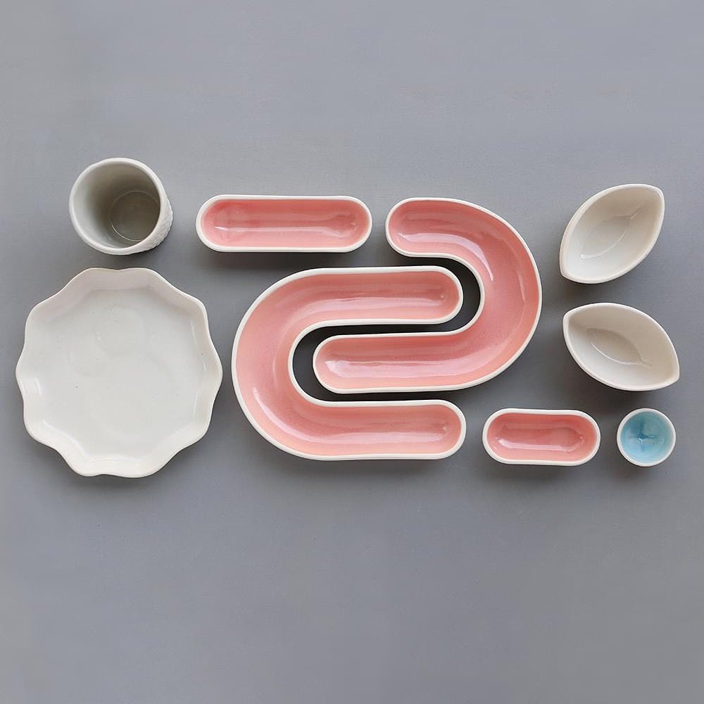 The Ambrosia Setting Ceramic Combo - Set of 9