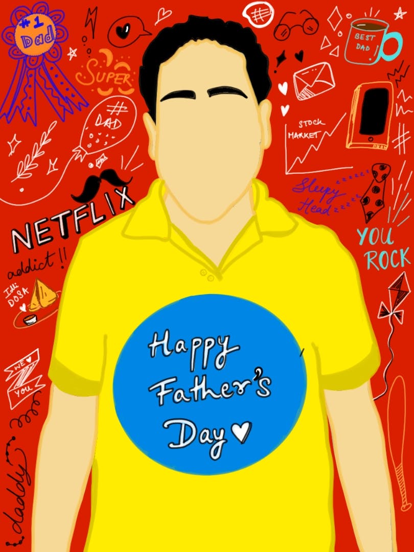 Get personalised doodles for your dad this Father's Day!