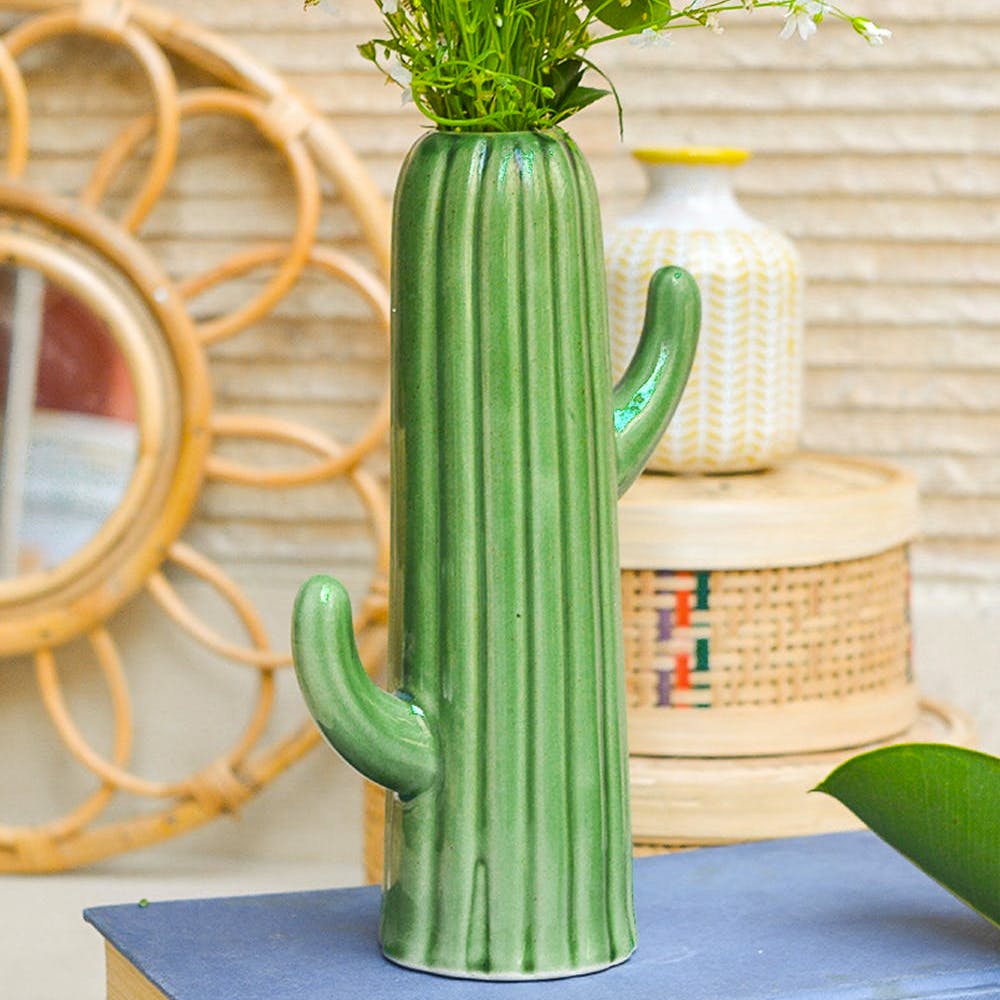 Cactus Flower Vase - Small