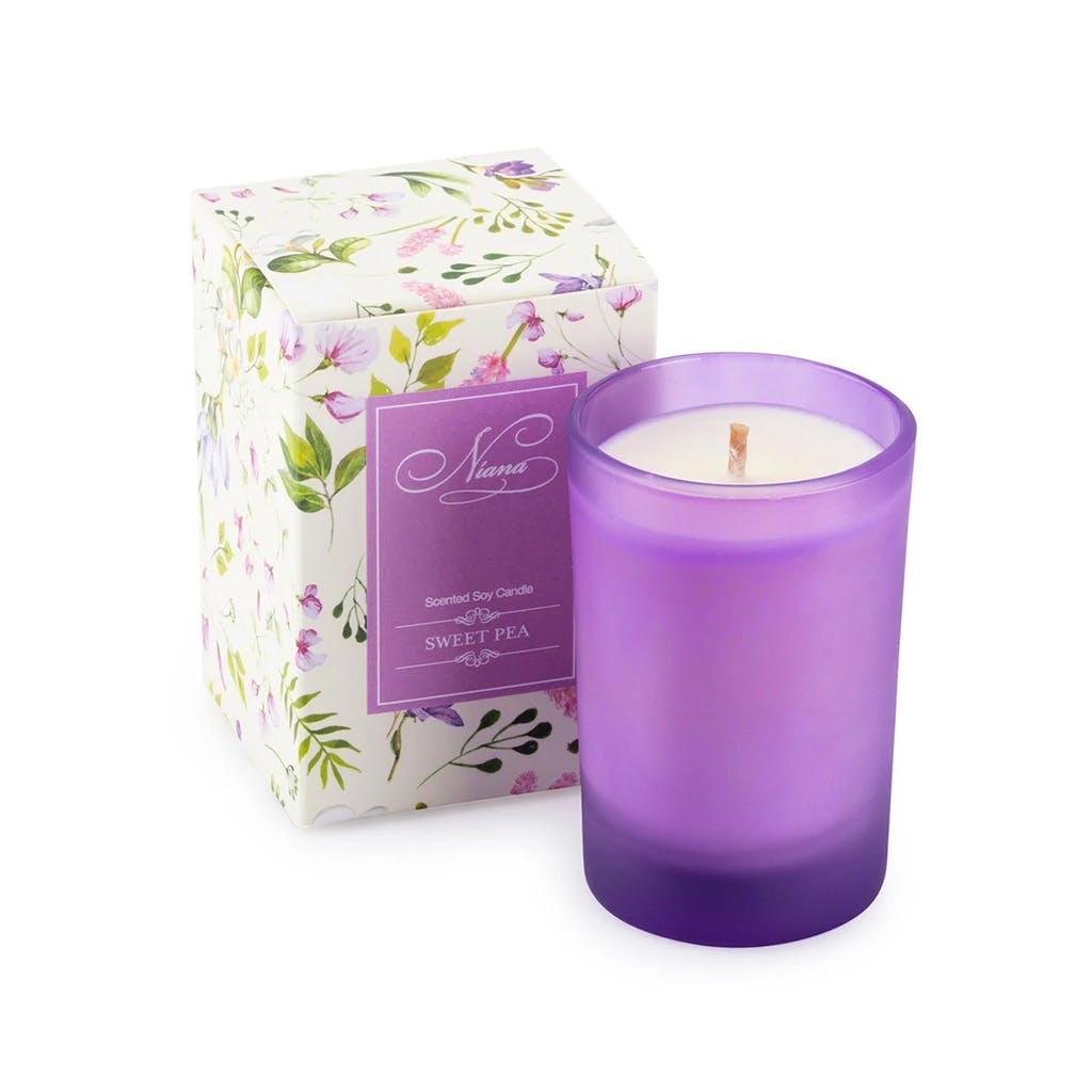 Sweet Pea Scented Candle By Naina