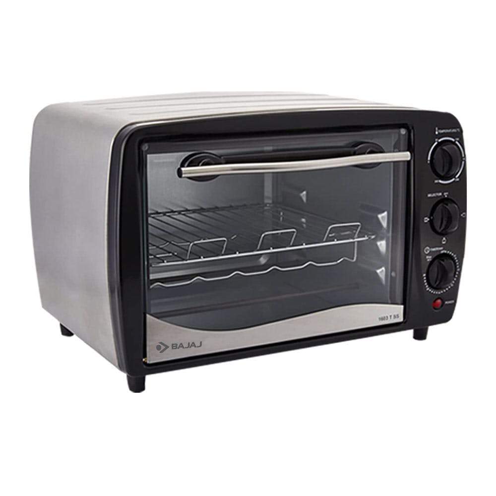 Bajaj Majesty 1603 TSS 16L Oven Toaster Griller (OTG) with Power Coated Stainless Steel Body