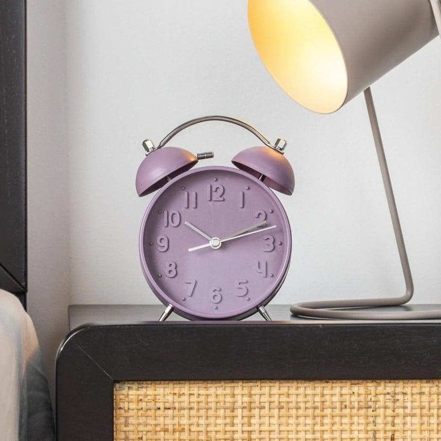 Iconic Alarm Clock - Purple