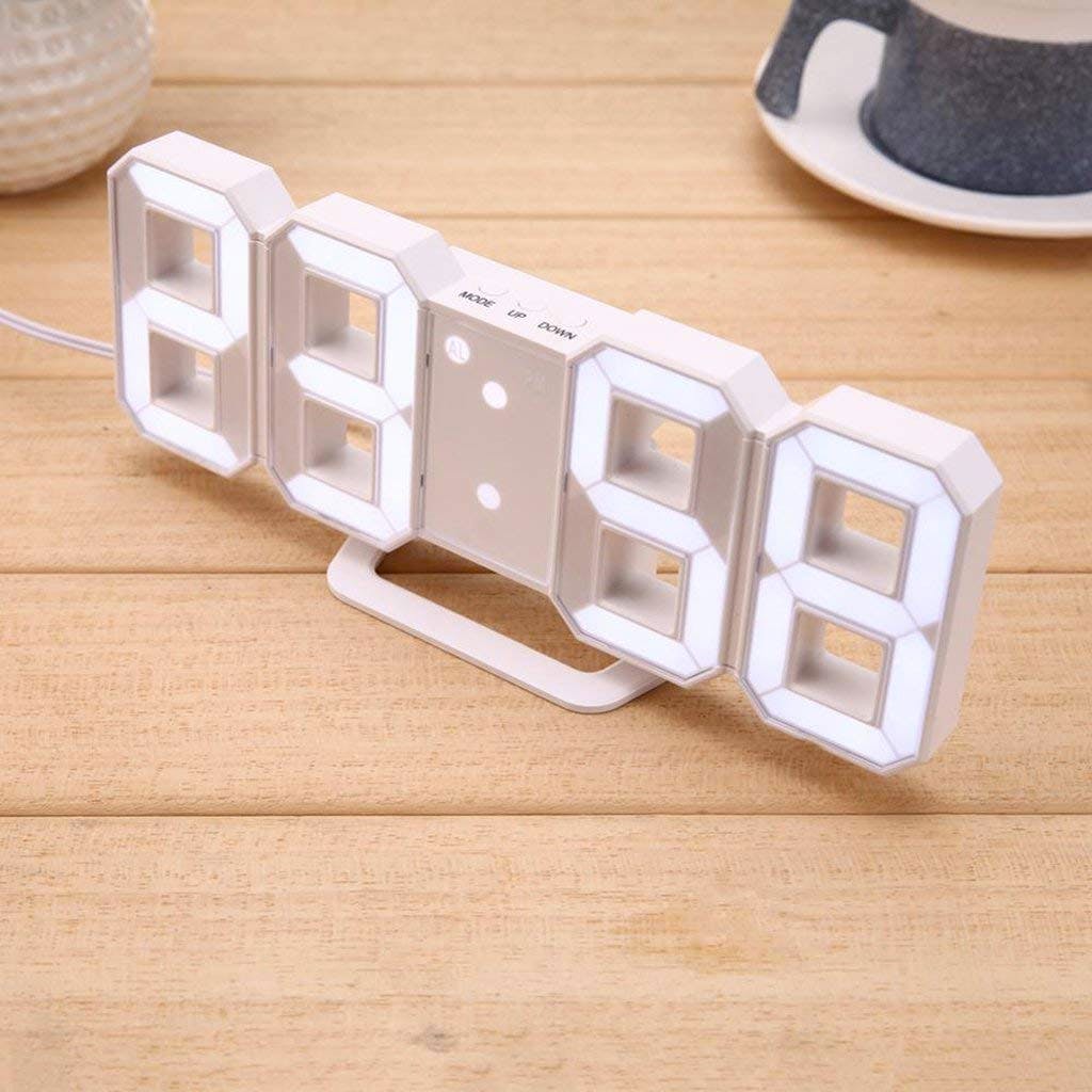 SAYKHUS Acrylic Digital LED Number Clock