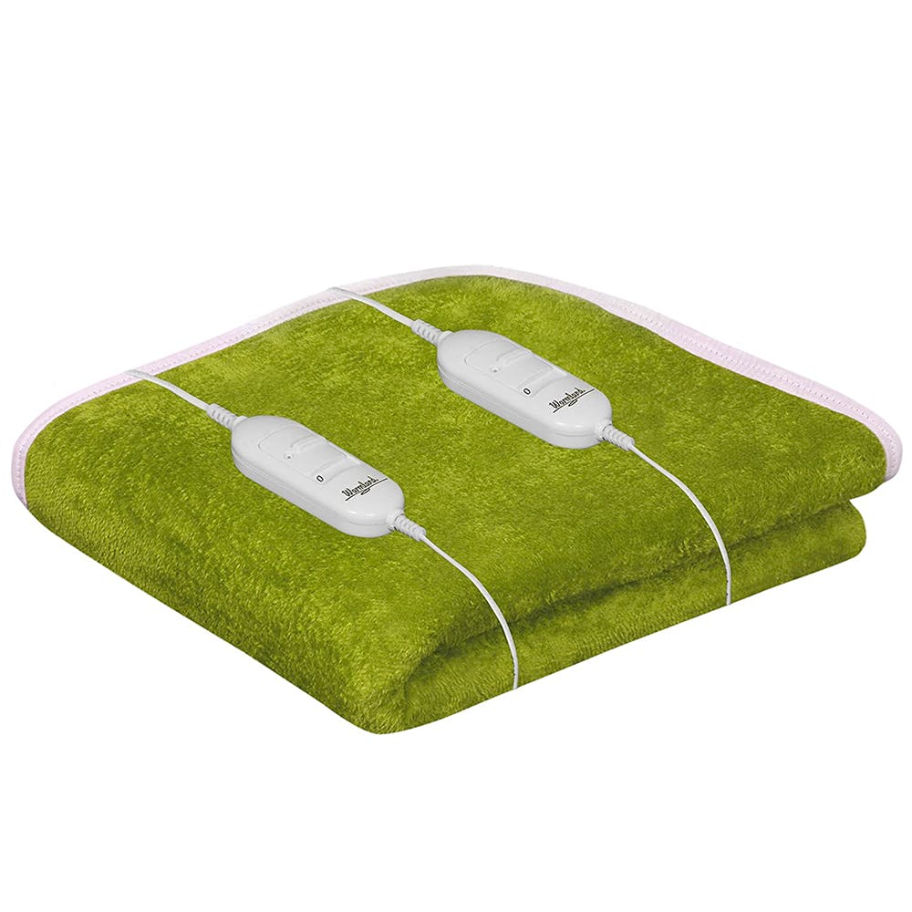 Warmland Solid Polyester Double Electric Blanket