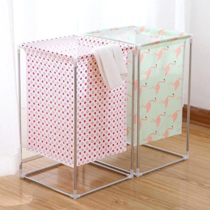 Multifunction Laundry Basket with Metal Stand