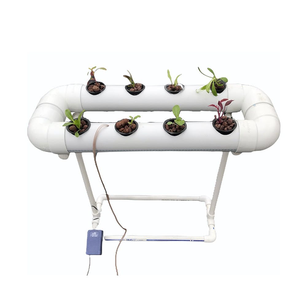utriTube 8 Planter - Hydroponic Home Grow Kit