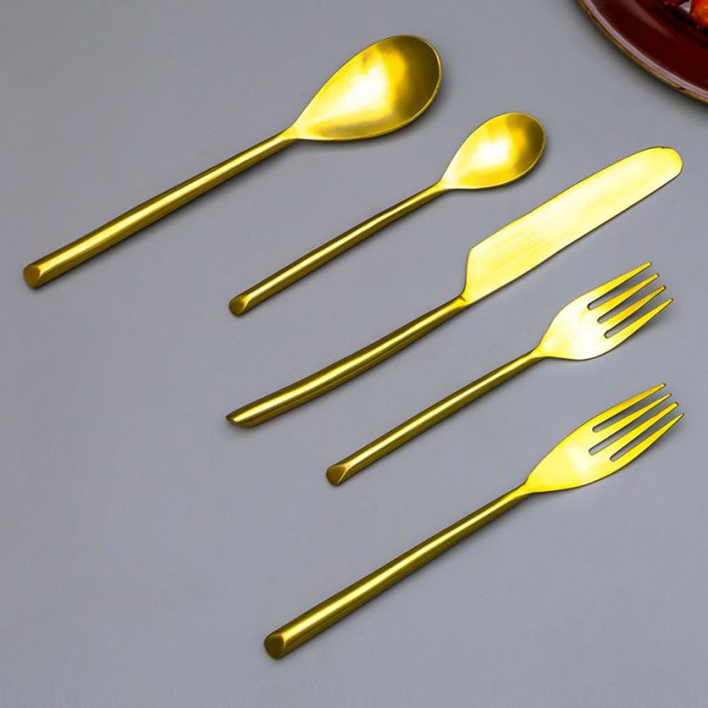 Gold Cutlery Set of 5