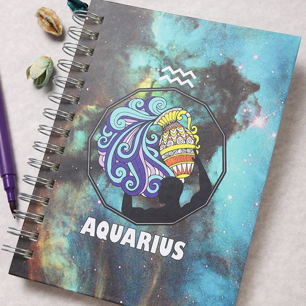 Spiral Notebook - Aquarius