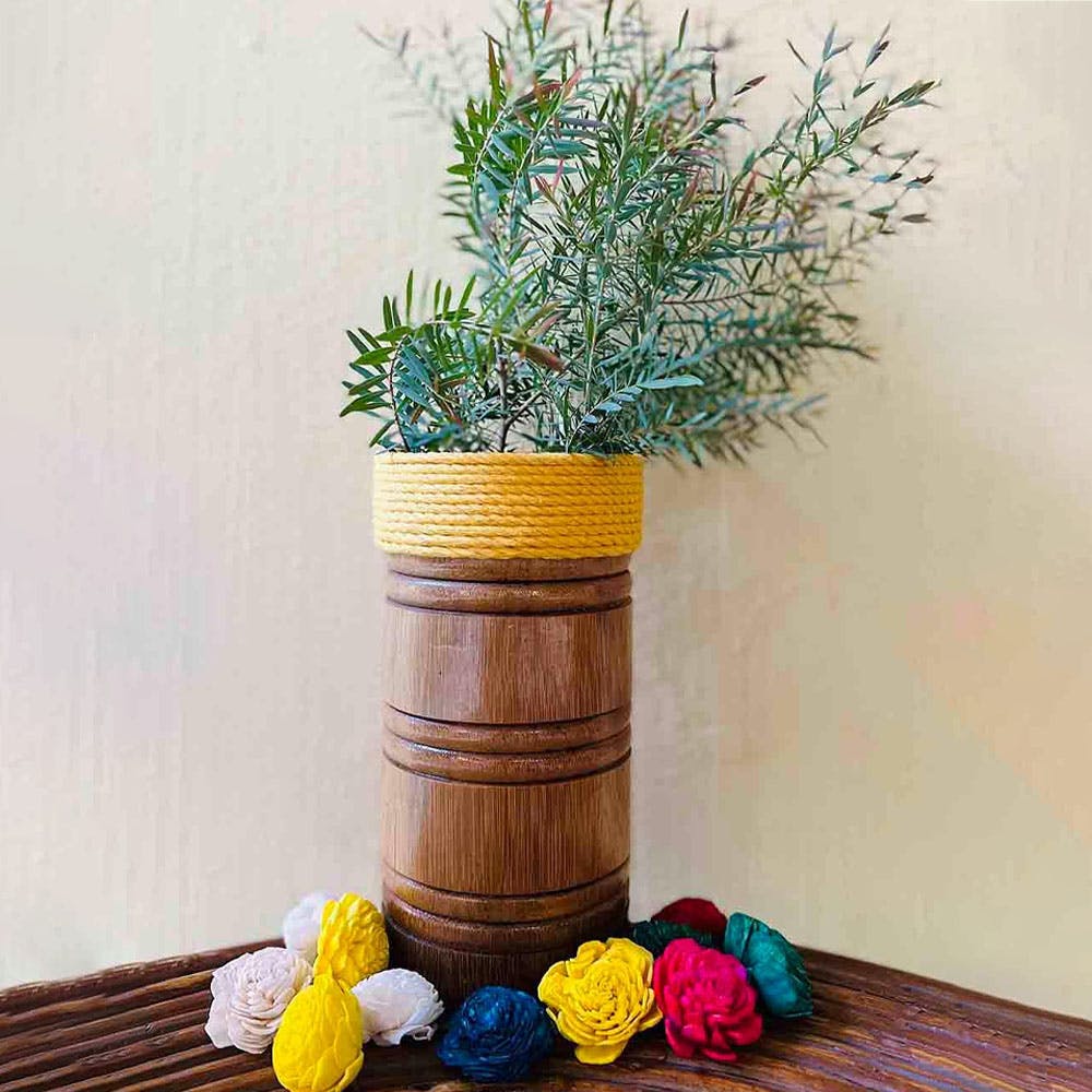 Bamboo Planters (Set of 2)