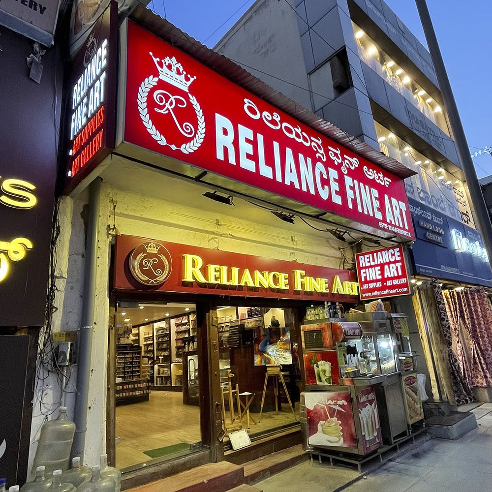 Reliance Stationery Mart, Shops in Commercial Street