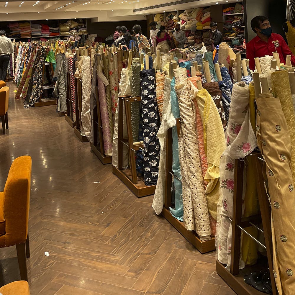 This Store at Commercial Street offers Gorgeous Dupattas! Address: #9,  Patni Plaza, 2nd Cross, Kamaraj Road, behind Mysor… | Commercial street,  Bengaluru, Fun slide