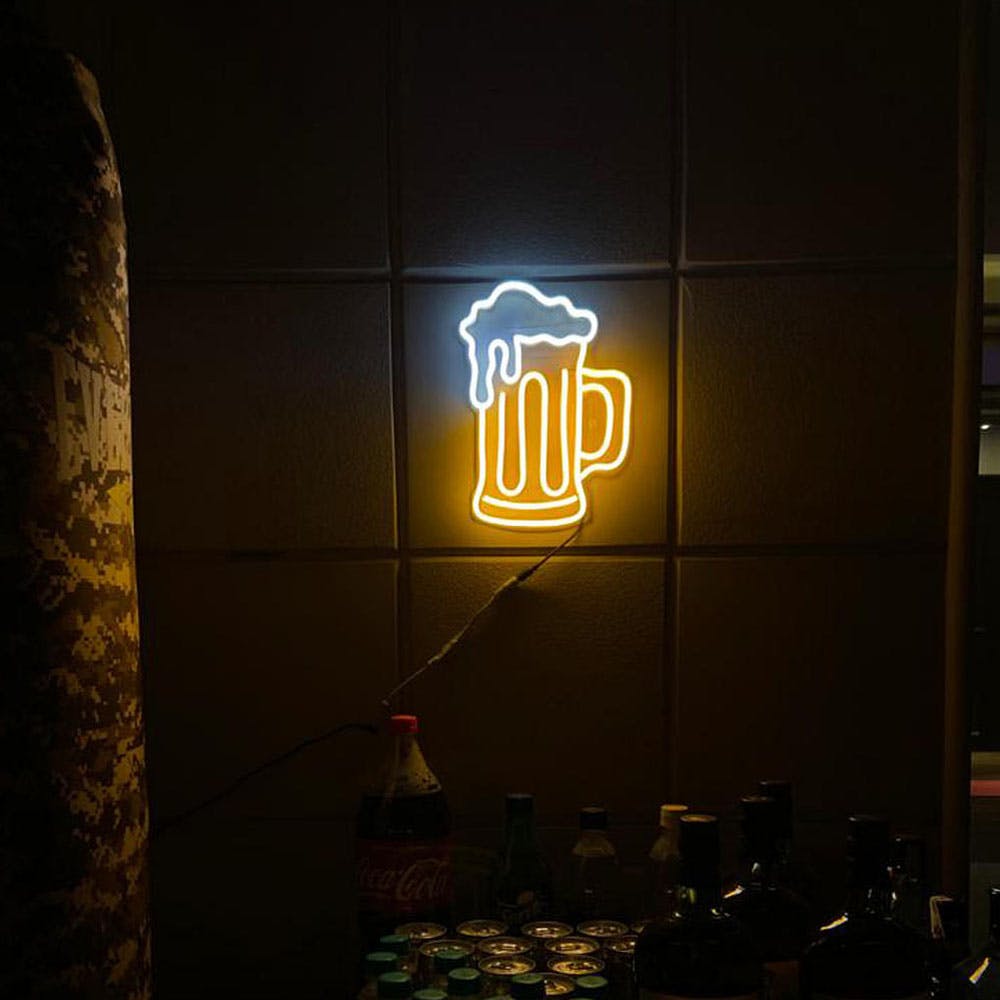 Neon Light - Beer Mug