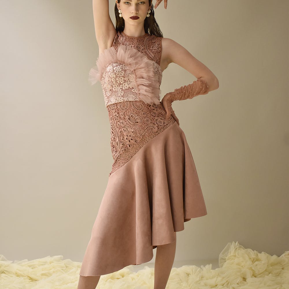 Simone Asymmetric Dress