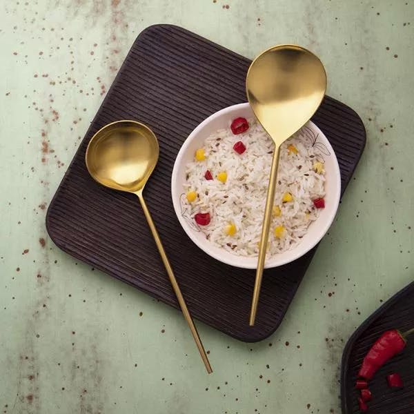 Aura Gold Serving Set Of Two