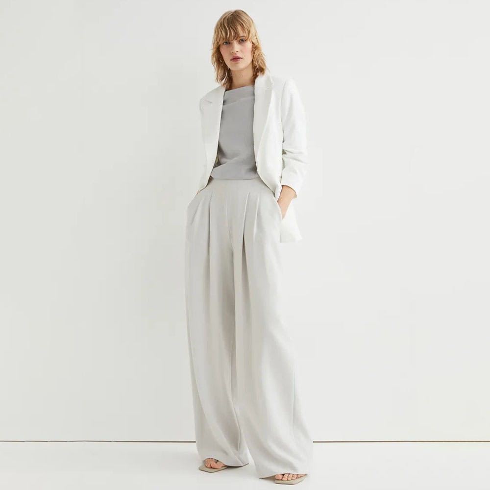 3/4-length-sleeve jacket - White - Ladies | H&M IN