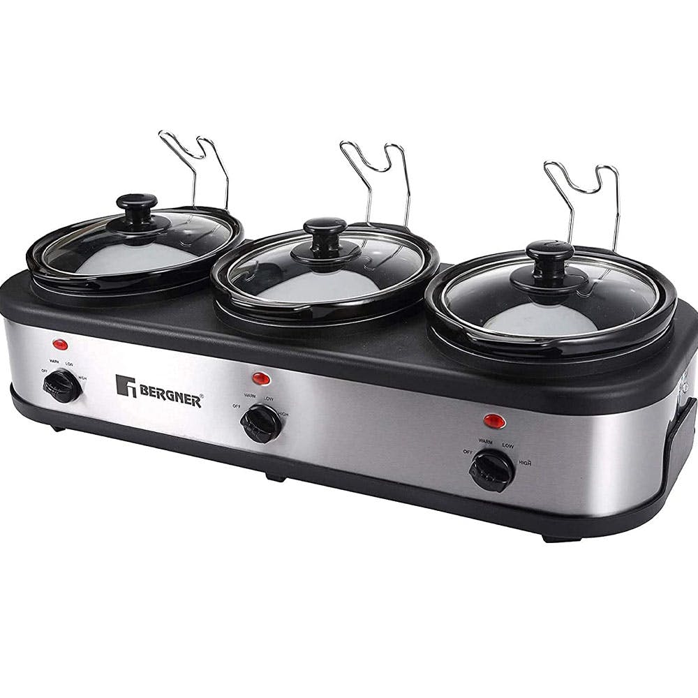 Bergner Supreme Stainless Steel Electric Slow Cooker