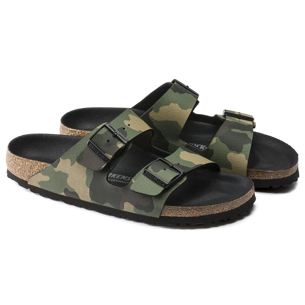 Arizona Birko Flor Green& Black Sandal