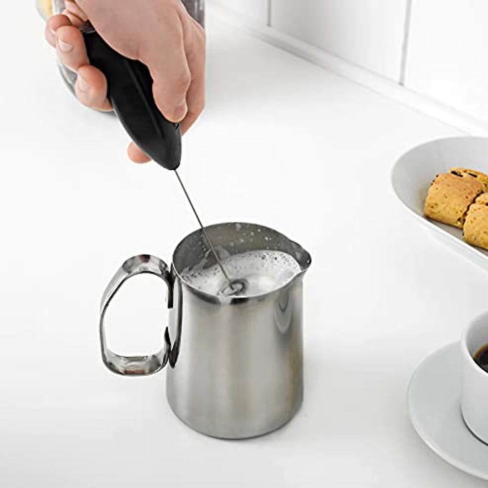 IKEA Milk Frother for Your Milk, Coffee,(Cold and hot Drinks)