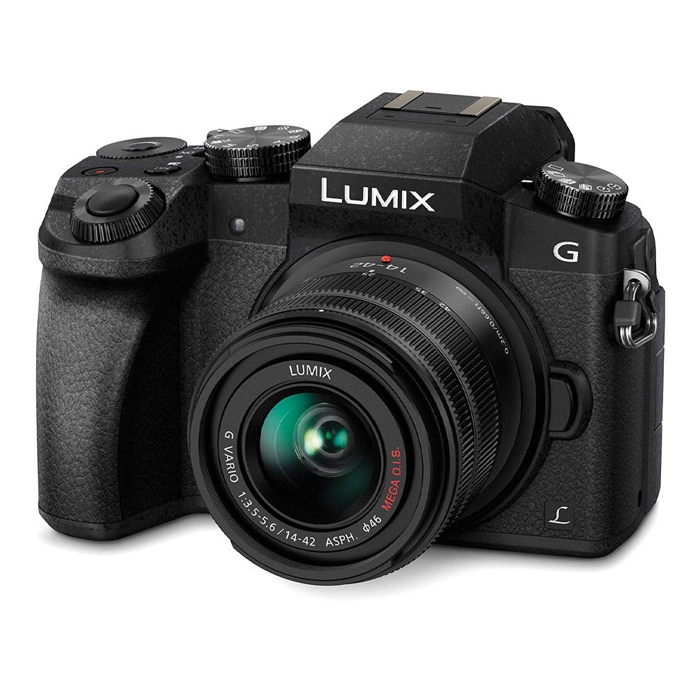 Panasonic LUMIX G7 4K Mirrorless with 14-42 mm Lens (Black)