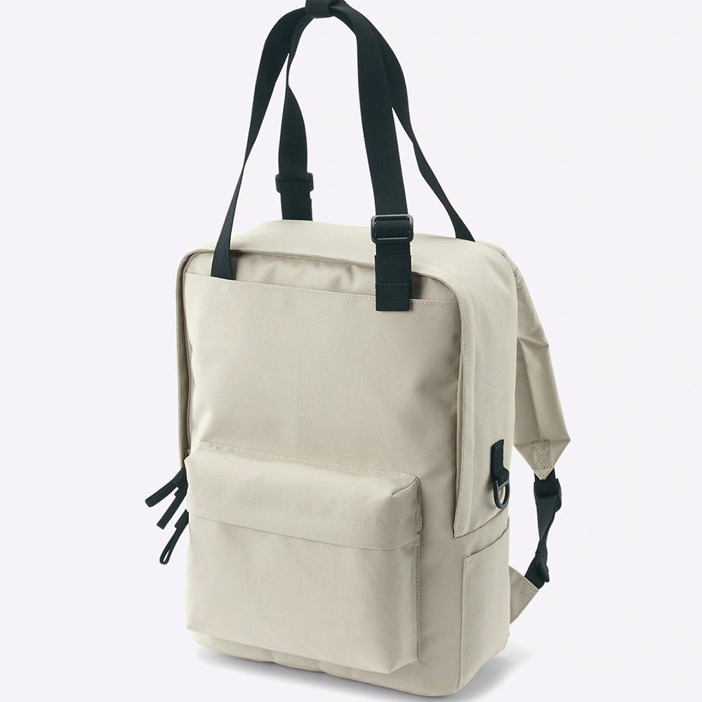 Hong Kong genuine MUJI/MUJI polyester fiber shoulder bag lightweight  shoulder bag Messenger bag