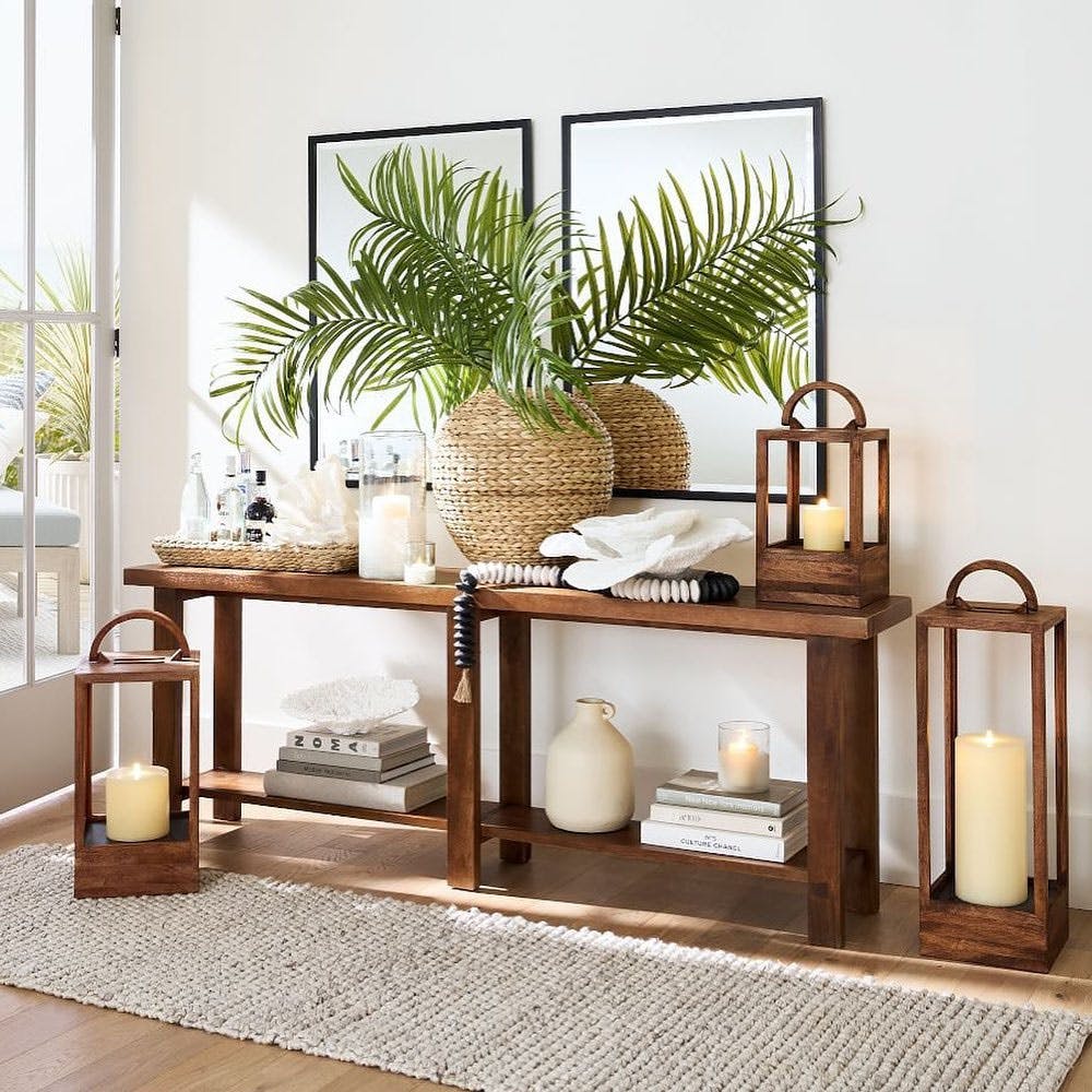 Plant,Table,Furniture,Houseplant,Flowerpot,Rectangle,Shelving,Wood,Vase,Living room